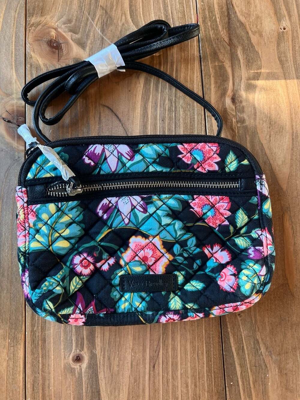 NWT Vera Bradley Garden Grove Quilted RFID Mini Crossbody Bag